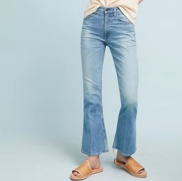 Citizens Of Humanity Denim - Citizens of Humanity Jeans Kaya Mid-Rise Kick Flare in Light Blue Wash | Size 27